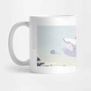 Christmas whale Mug